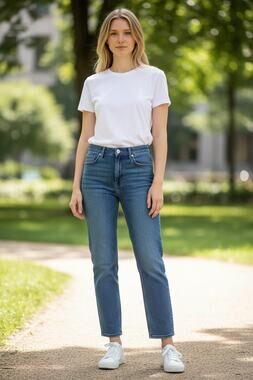 ABERCROMBIE & FITCH Jeans Size 28 The 90s Straight Ultra High Rise Jean Denim